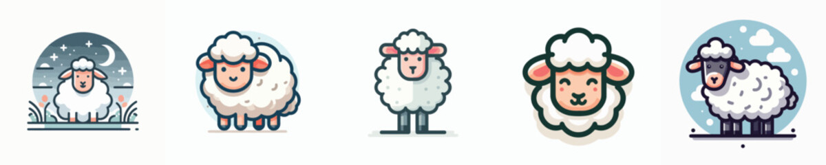 Vector of a sheep.