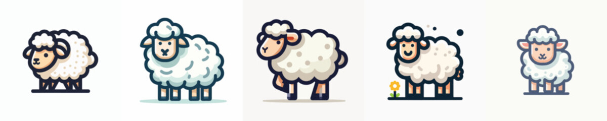Vector of a sheep.