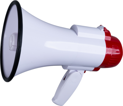 Megaphone isolated transparent