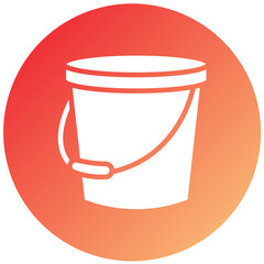 Vector Design Pail Icon Style