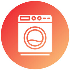 Vector Design Washing Machine Icon Style