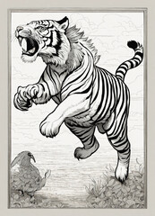 tiger with a tiger