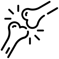 bone vector outline icon