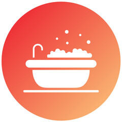 Vector Design Bathtub Icon Style