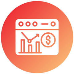 Vector Design Business Growth Icon Style