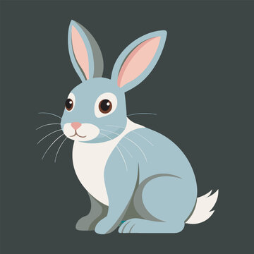 abbit vector style illustration art2.