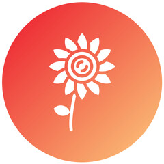 Vector Design Flower Icon Style