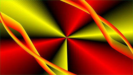 Futuristic Background Design with Contrasting Color Patterns