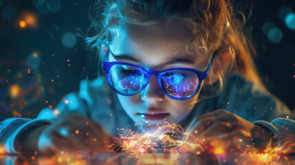 STEM Education Concept with Robotics, Coding, and Hands-on Learning in a Modern Classroom