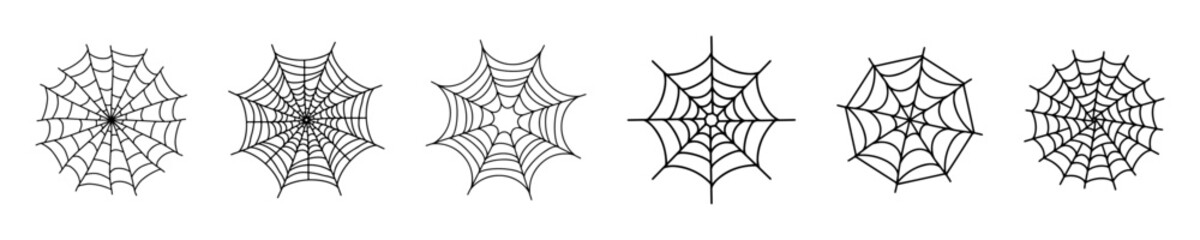 Spider Web Vector Icon Collection