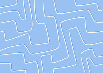 Minimalist background with seamless maze line pattern