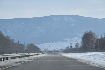 sky, sea, winter, storm on the road, winter road, icy highway, snowy road, landscape, road, winter, nature, sunrise, sun, snow, travel, clouds, horizon, ocean, twilight, cloud, cold, storm, highway, f