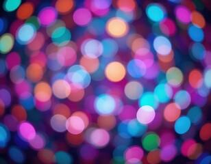 Colorful bokeh lights event atmosphere abstract photography vibrant background close-up viewpoint creative concept