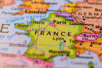 France  On The World Map-Geo Political Map