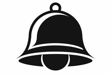  bell icon line art silhouette vector illustration