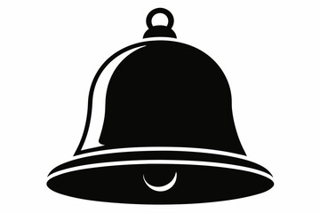  bell icon line art silhouette vector illustration