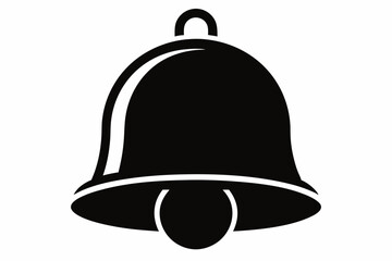  bell icon line art silhouette vector illustration