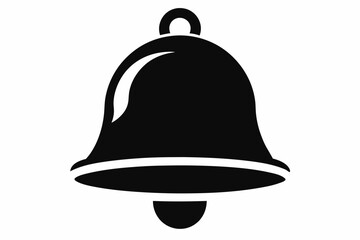  bell icon line art silhouette vector illustration