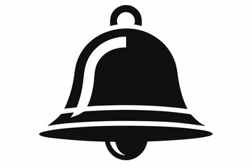  bell icon line art silhouette vector illustration