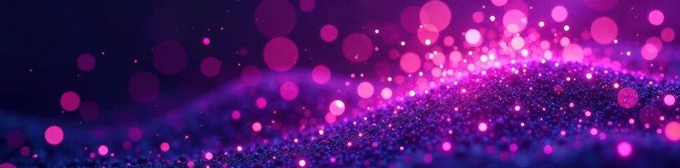 Deep purple sparkle, dense glitter confetti burst , powder, iridescent