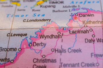 Wyndham  On The World Map-Geo Political Map