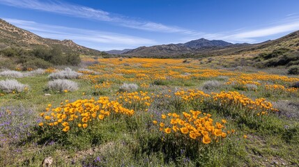 California Poppy Super Bloom in Antelope Valley