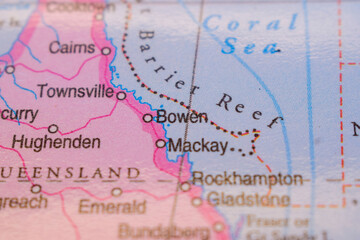 Bowen  On The World Map-Geo Political Map
