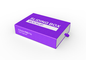 Gift Box Packaging Mockup