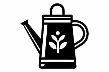 watering can icon line art silhouette vector illustration