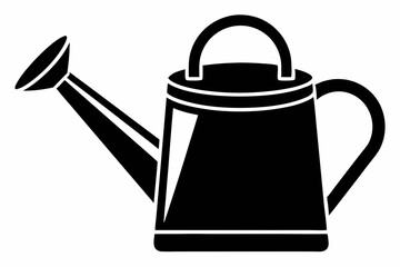 Obraz premium watering can icon line art silhouette vector illustration
