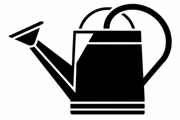 Obraz premium watering can icon line art silhouette vector illustration