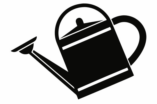 recommend clip art: watering can icon line art silhouette vector illustration