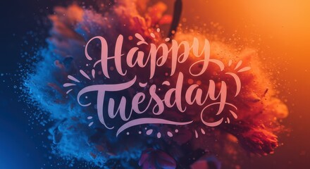 Happy Tuesday Warm Greeting