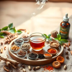 Holistic Healing with Adaptogenic Herbs and Medicinal Mushrooms to Reduce Stress, Strengthen Immunity, and Enhance Inner Balance