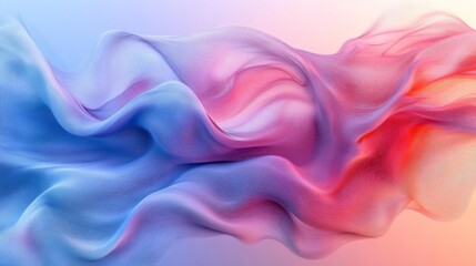 Obraz premium A Gradient Background Transitioning from Soft Pink to Blue with Intricate Patterns. Generative AI