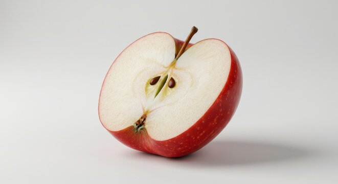 Sliced Apple with Apple Logo