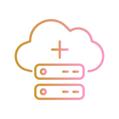 Obraz premium Infrastructure as a Service Vector Icon