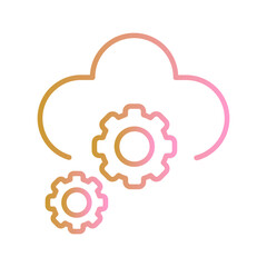 Cloud Orchestration Vector Icon