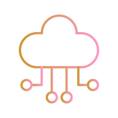 Cloud Integration Vector Icon