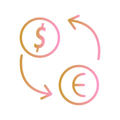 Currency Exchange Vector Icon