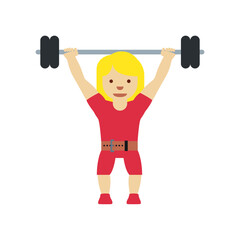 Person Lifting Weights
