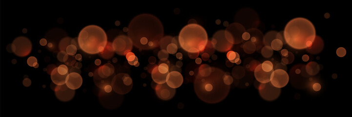 Magic bokeh and sparkles of light, glitter light effect.