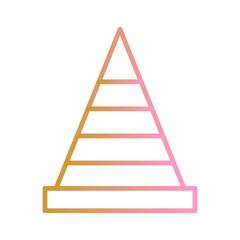 Traffic cone Vector Icon