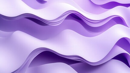 Dynamic purple and white abstract waves create a captivating, intricate visual flow