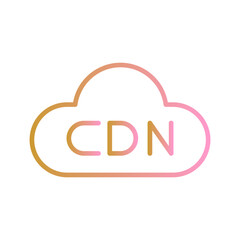 Content Delivery Network Vector Icon