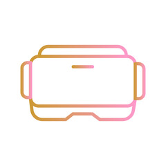 Virtual Reality Headset Vector Icon