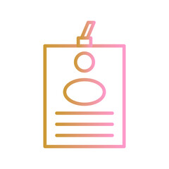 Business Card Vector Icon