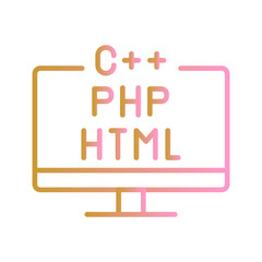 Programming Language Vector Icon