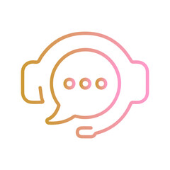 Live Chat Vector Icon