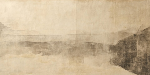 Fototapeta premium Abstract monochrome landscape with textured layers and soft gradients